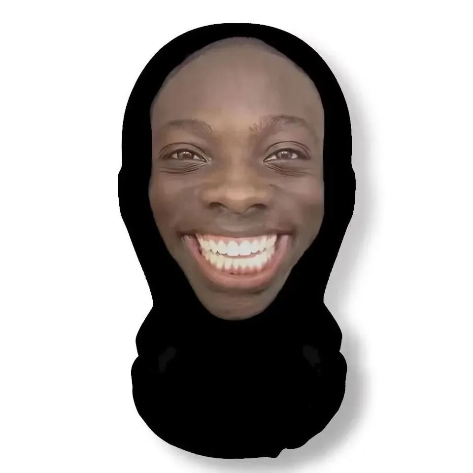 Masque facial complet drôle imprimé en 3D