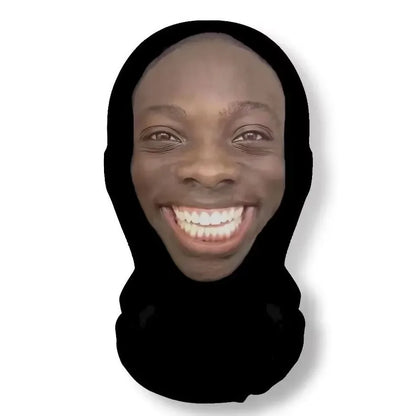 Masque facial complet drôle imprimé en 3D
