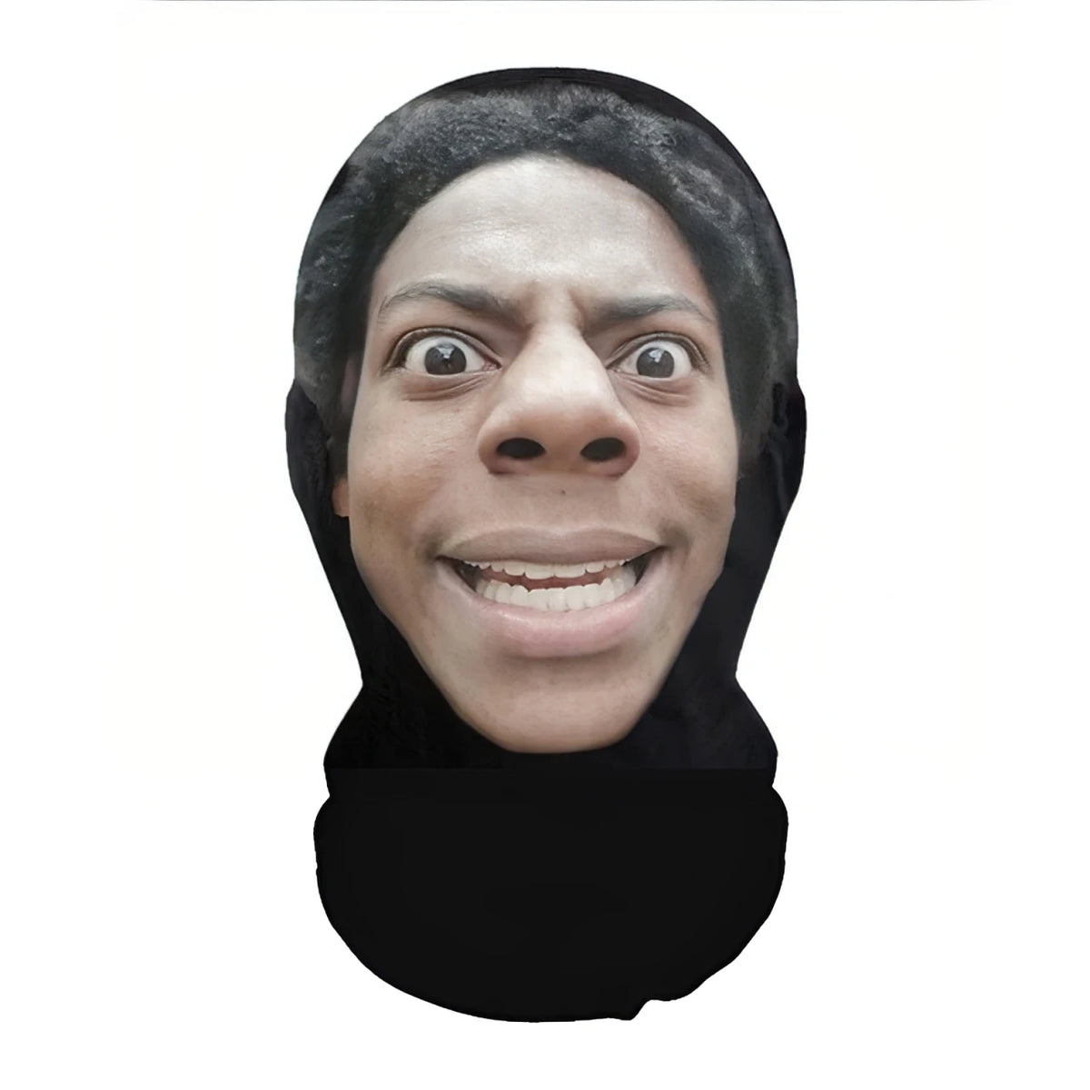 Masque facial complet drôle imprimé en 3D