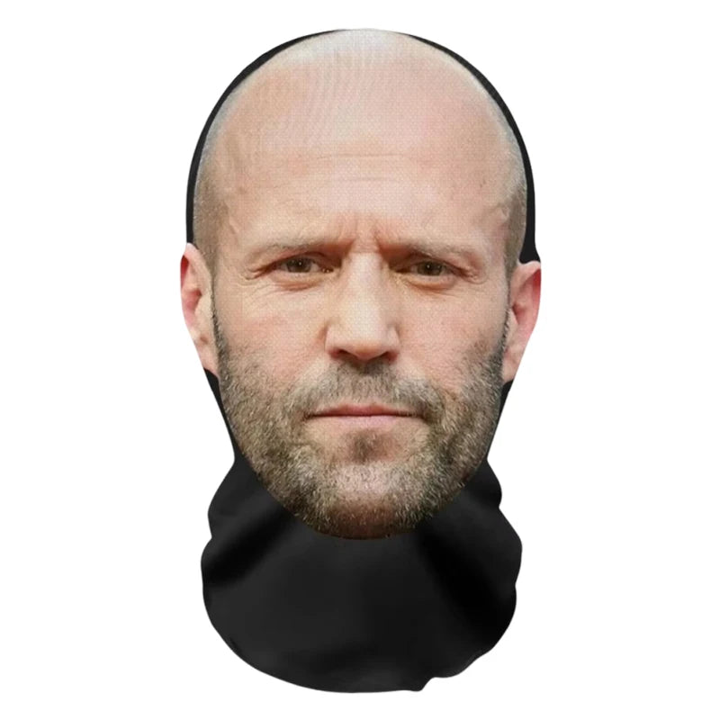 Masque facial complet drôle imprimé en 3D